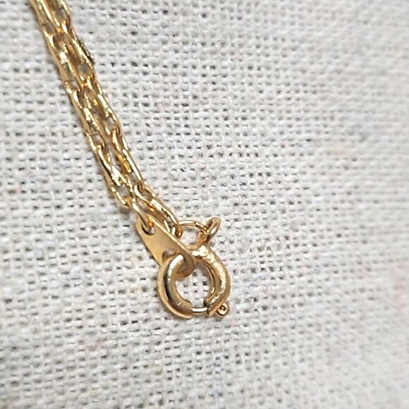 Handmade Vermeil Golden Pinecone Prickly Pendant Necklace - Picture 6 of 8